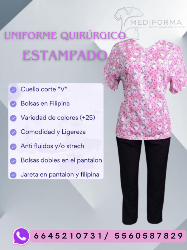 Uniforme Quirúrgico Estampado