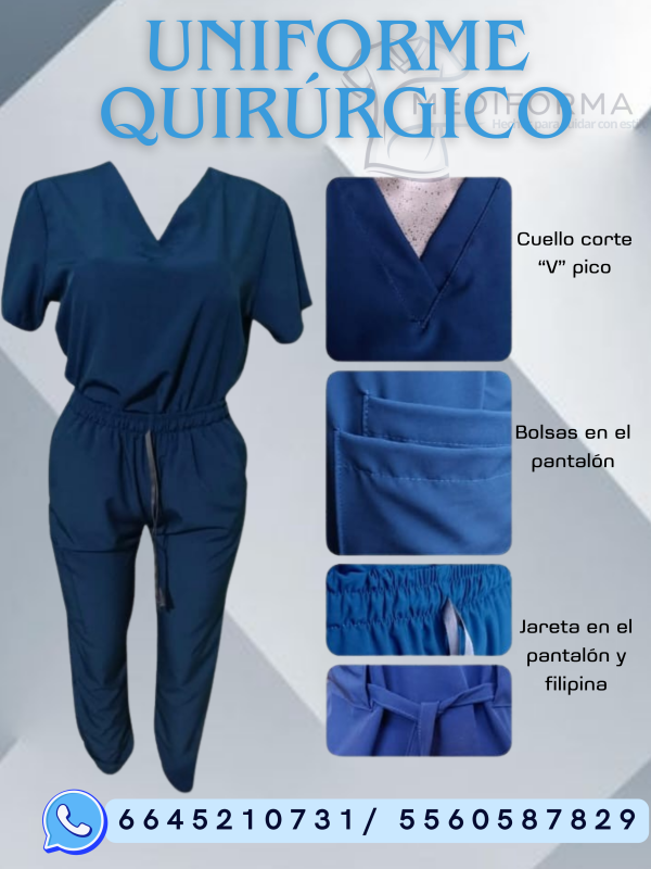Uniforme Quirúrgico Caballero Stretch